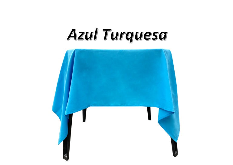 Forros de Mesa Azul Turquesa