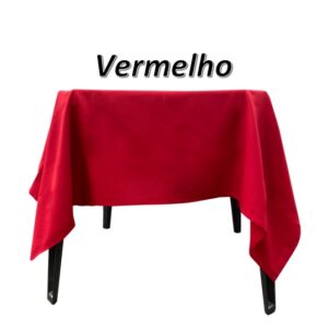 Forros de Mesa Vermelho