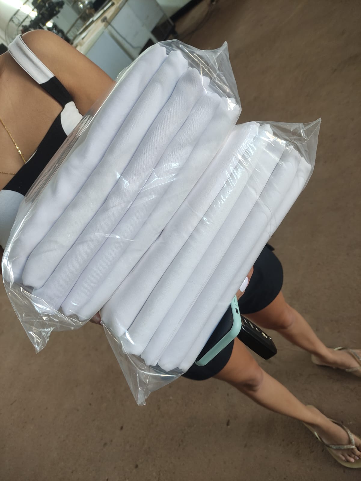 Forros de Mesa Branco - Imagem 8