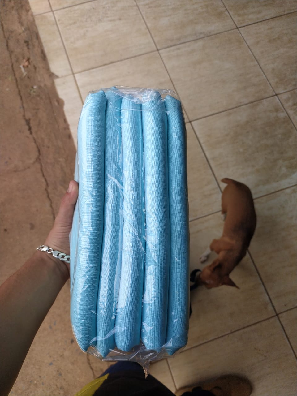 Forros de Mesa Azul Turquesa - Imagem 2