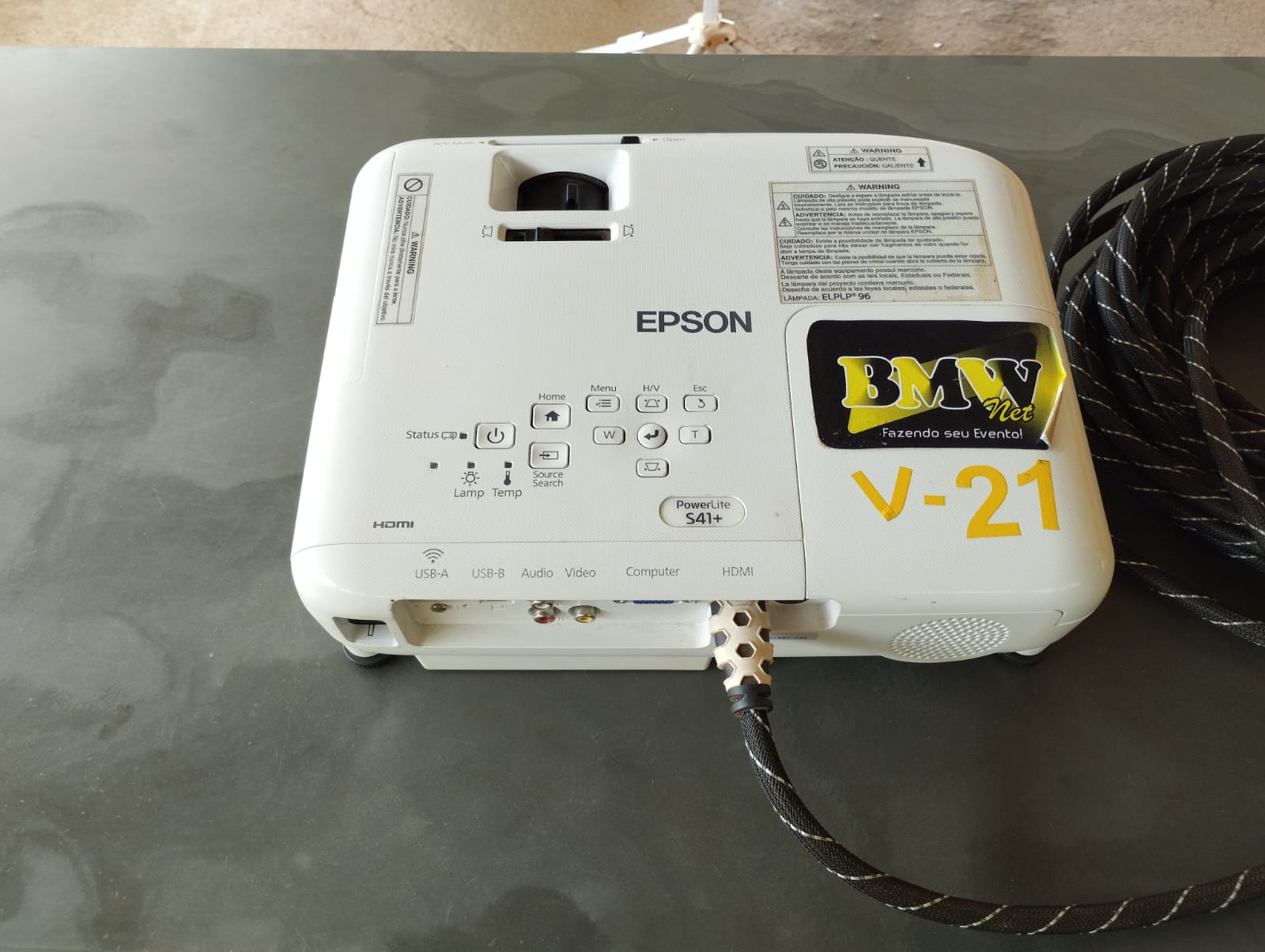 Projetor Epson PowerLite S41+ - Imagem 6